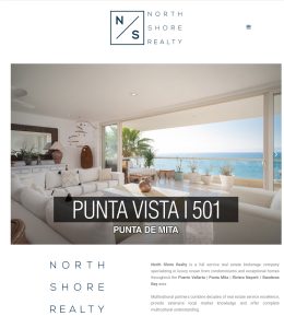 Página inicio de nuestros clientes North Shore Realty